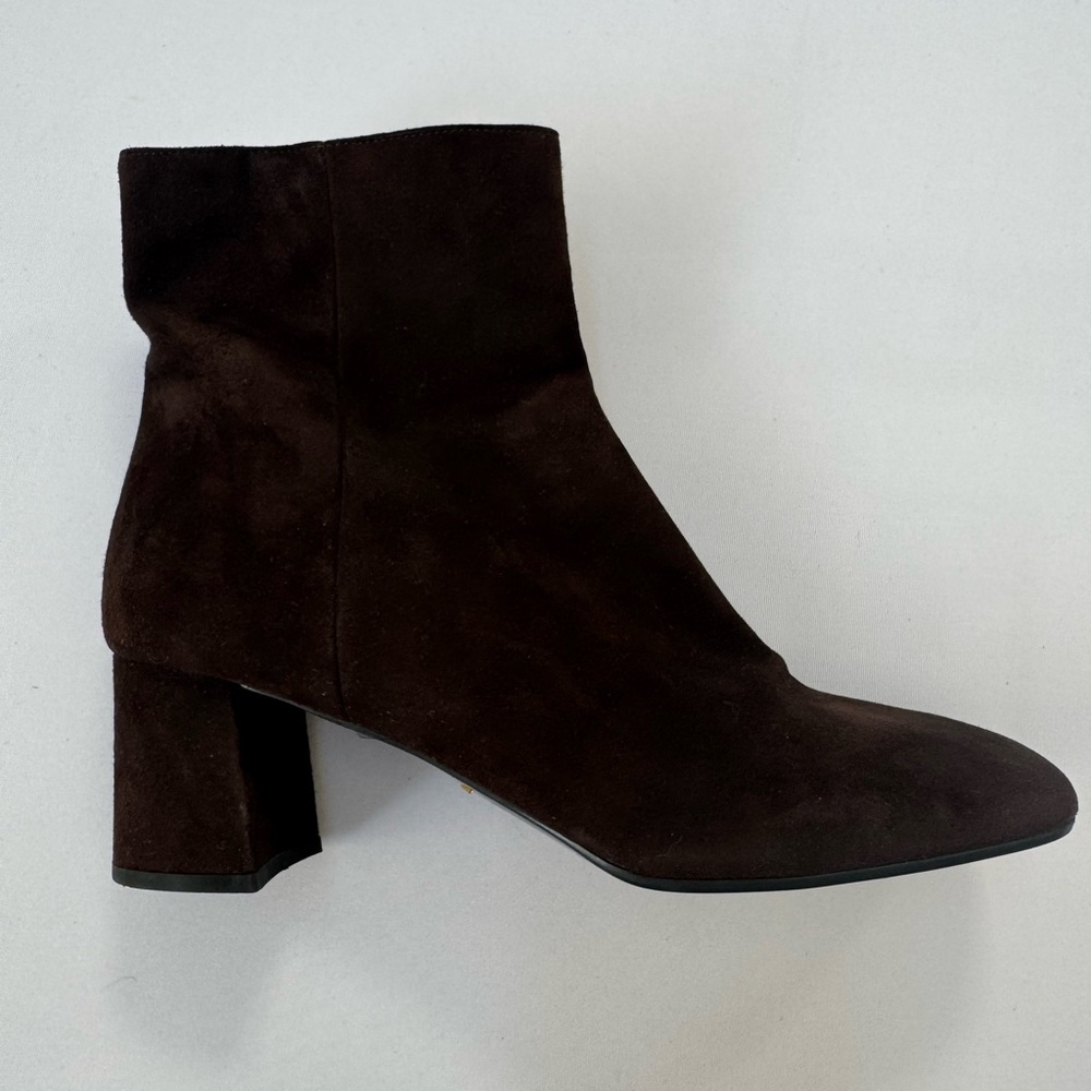 Women’s PRADA Brown Suede Ankle Boots - Picture 10 of 11